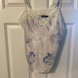 Lauren Ralph Lauren floral lace trimmed camisole